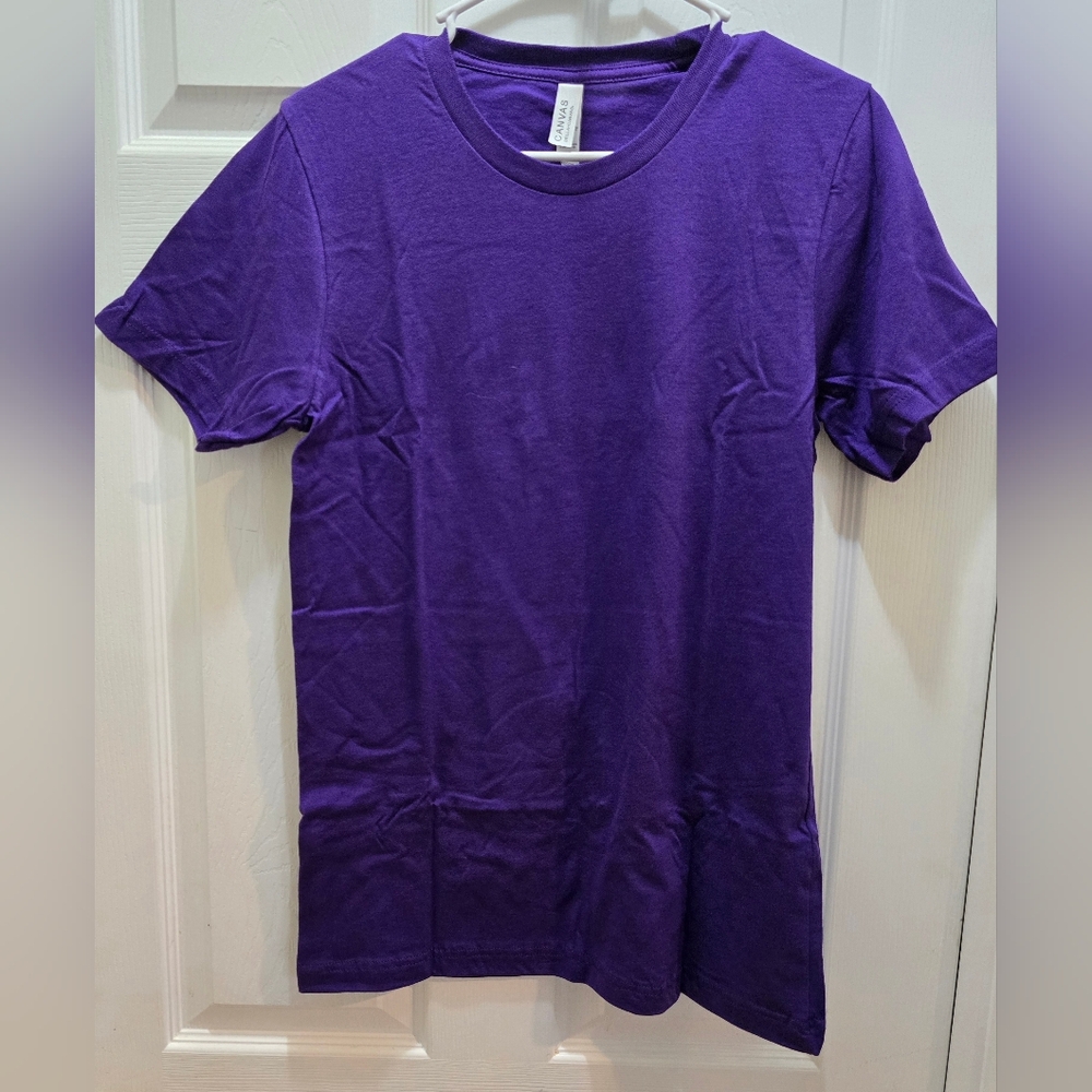 Unisex Bella Canvas Purple Tee, 2zl, 2 Available, Price Is for 1
